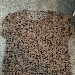 Leopard Print Women's Top